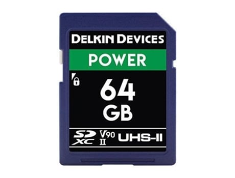 Cartão De Memória Sdxc Delkin Devices 64 Go Uhs Ii 300 Mo/s Resistente À Água