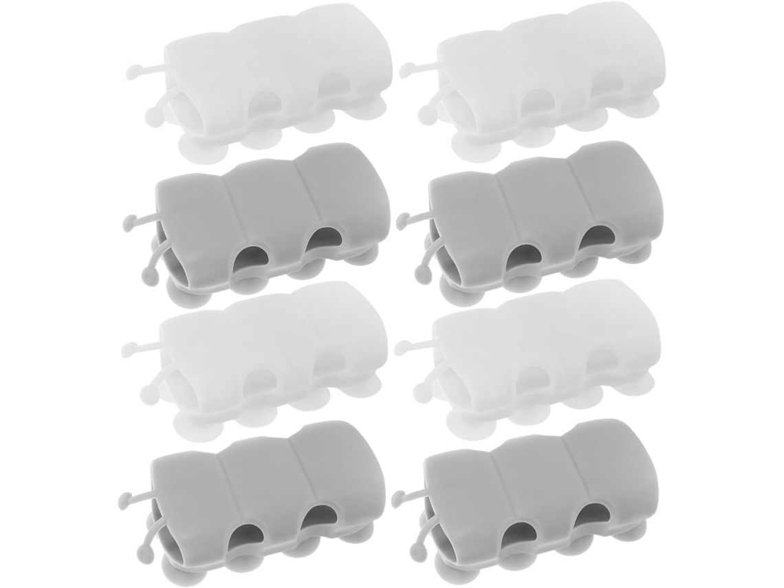 Suporte De Silicone Para Chuveiro Betooky Com Ventosa, Sem Necessidade De Furar, 8 Peças, Fácil Instalação E Ajustável
