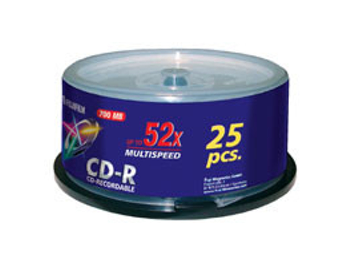 P10DCRCA14A CD virgem CD-R 700 MB 25 unidade(s) FUJIFILM
