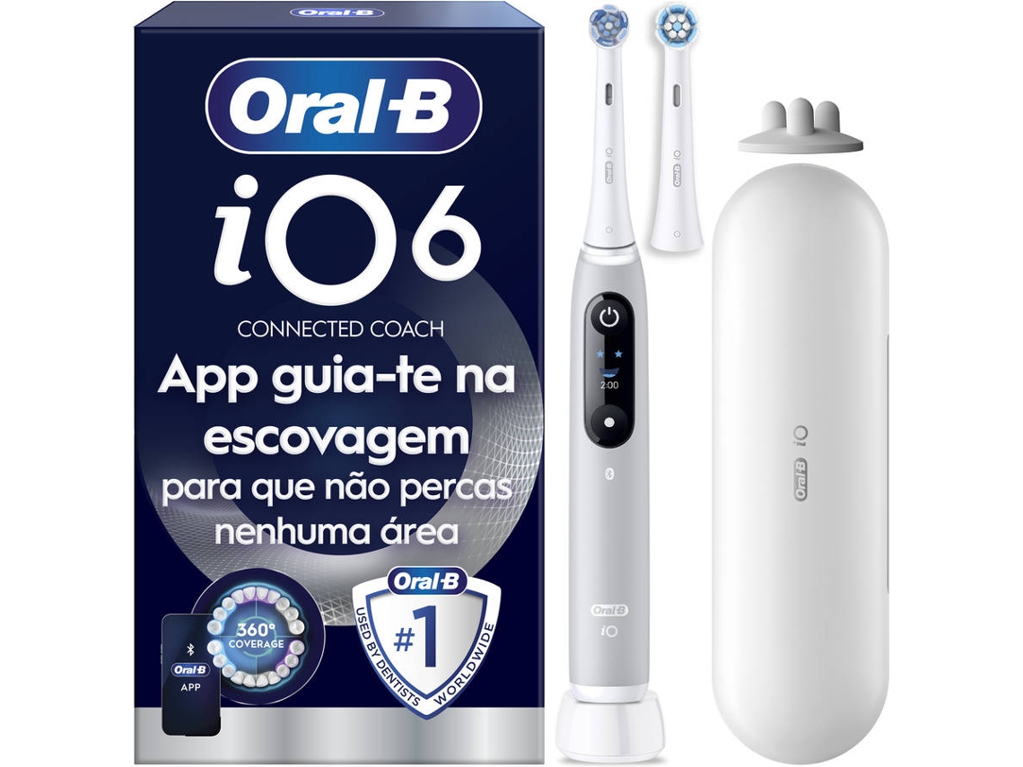 Escova Dentes Elétrica ORAL-B iO 6S Cinzento (1 Unidade)