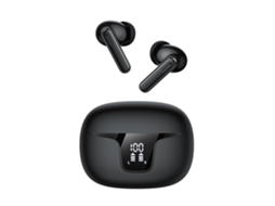 Fones de Ouvido Intra auriculares Bluetooth 5.3 HiFi Estéreo com Microfone e Redução Ativa de Ruído JIAPEI (preto)