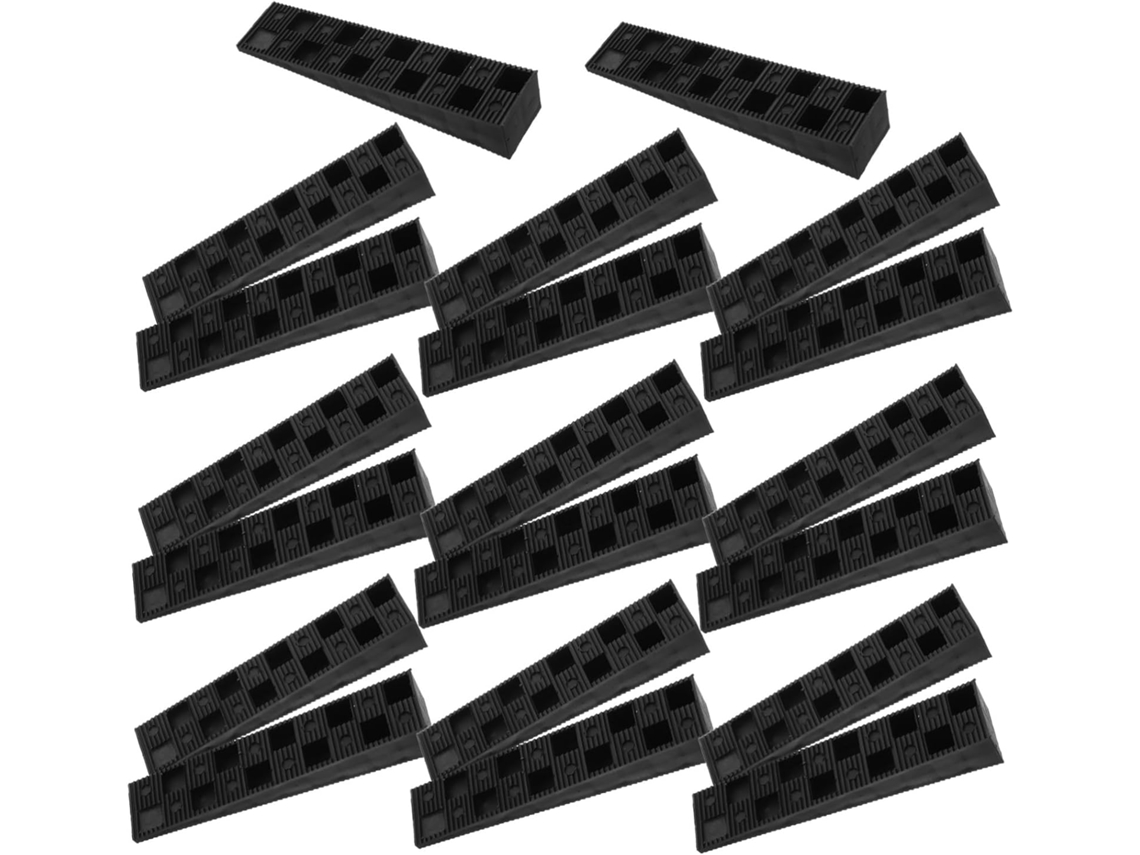 Nuobesty Conjunto De 20 Cunhas Plástico Ajustáveis Para Nivelamento Portas E Móveis Nivelador Preciso Um Ajuste Perfeito