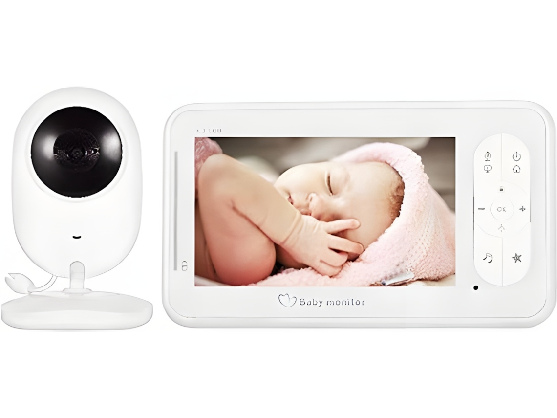 Elysve Intercomunicador Para Bebé 920 A (vídeo 4.3 Branco)