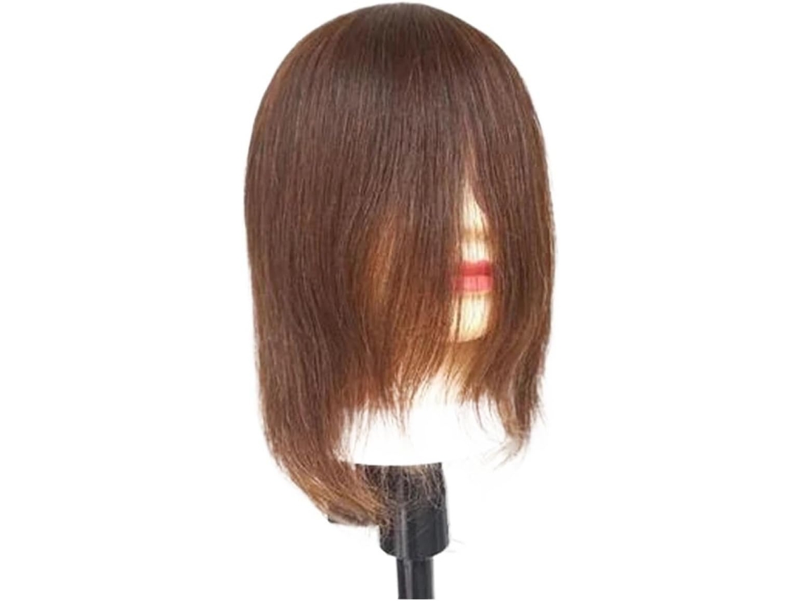 Cabeça de manequim com cabelo humano 71 cm SFUSHOS