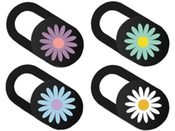 Capa Deslizante Para Webcam De Laptop E Tablet, Conjunto De 4 Peças, Abs