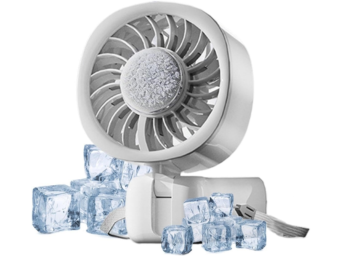 Ventilador De Mesa Oscilante Com Suporte Parede, Resfriamento Pessoal