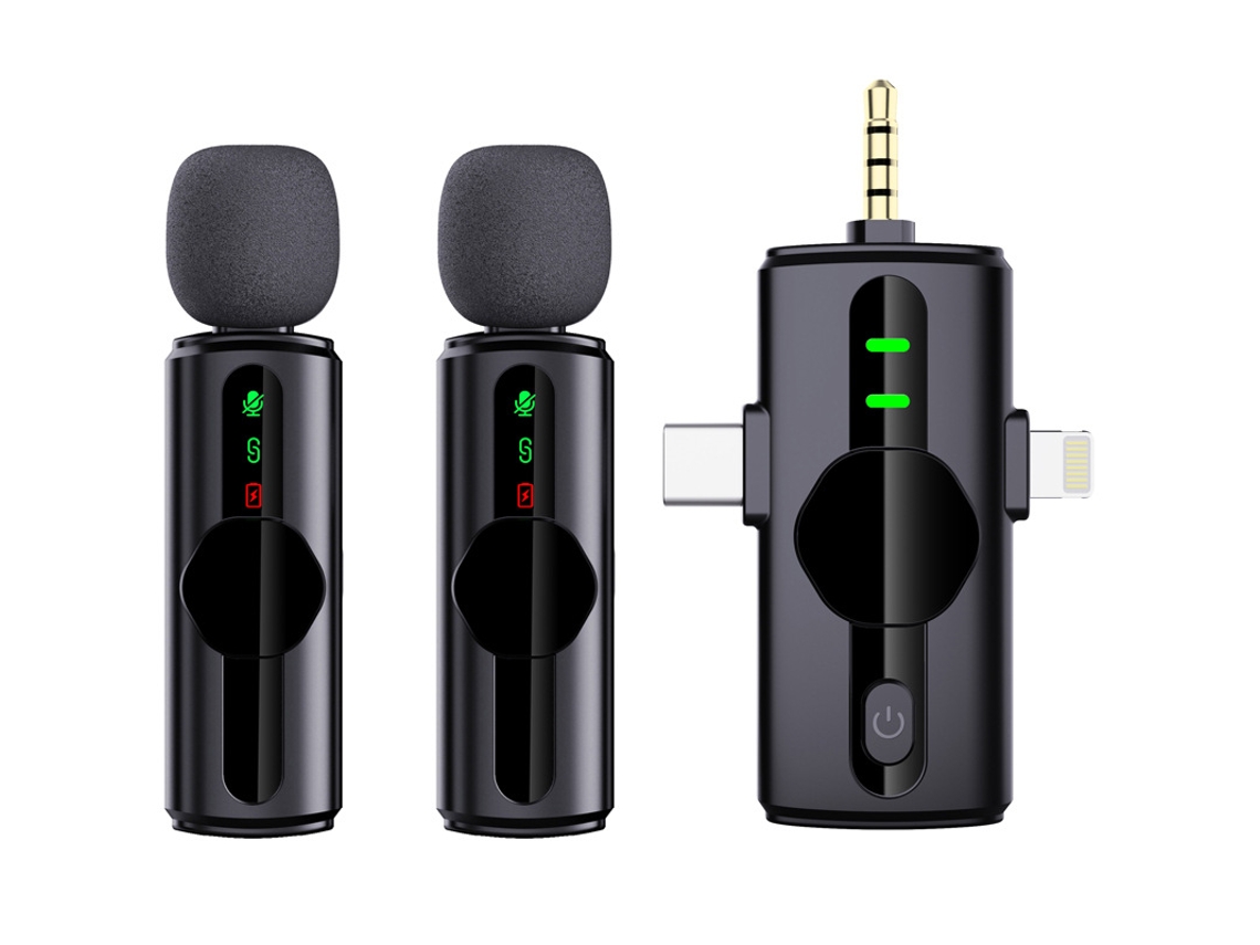 Microfone Lapela S/fio DIGITALLAB para Iphone e Android