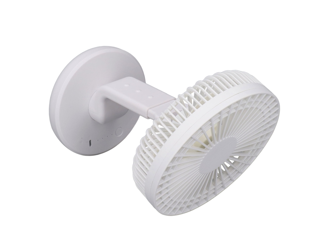 Mini ventilador portátil recarregável Usb, ajuste de velocidade e rotação de 30° para estudantes LAXISCREED
