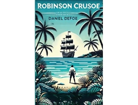 Livro Robinson Crusoe de Daniel Defoe (Inglês)