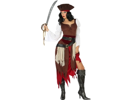 Fantasia para Adultos Pirata mulher - XS/S