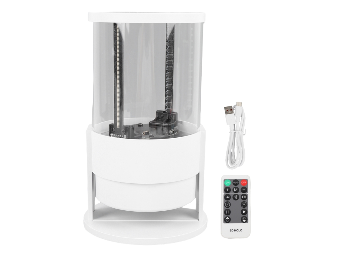 Máquina de Publicidade com Ventilador Holográfico 3d Wifi EOOCOO (conexão Wifi, Projeção 3d a Olho Nu)