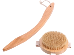 1-escova Com Escova De Banho E Chuveiro Removível Para Limpeza Cabelo
