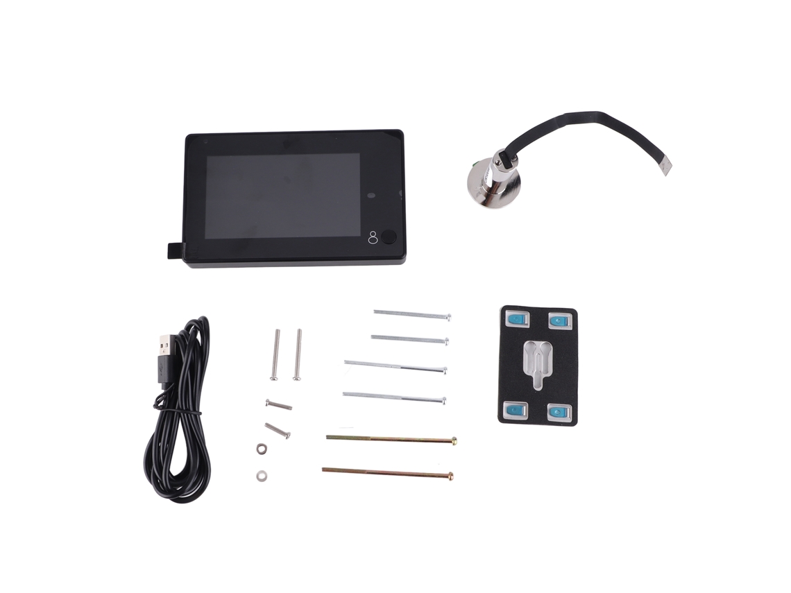 Aetheria visor Inteligente de Olho de Boi com Tela 4.3" Tft Lcd Hd Câmera 110° Ângulo Ampl