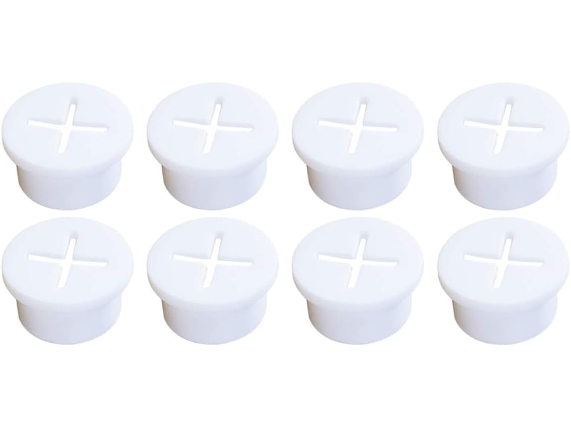 Conjunto De 8 Ilhós De Silicone Macio Para Cabos Com Orifícios De 25mm, Organizador De Cabos Com Tam Gokoco