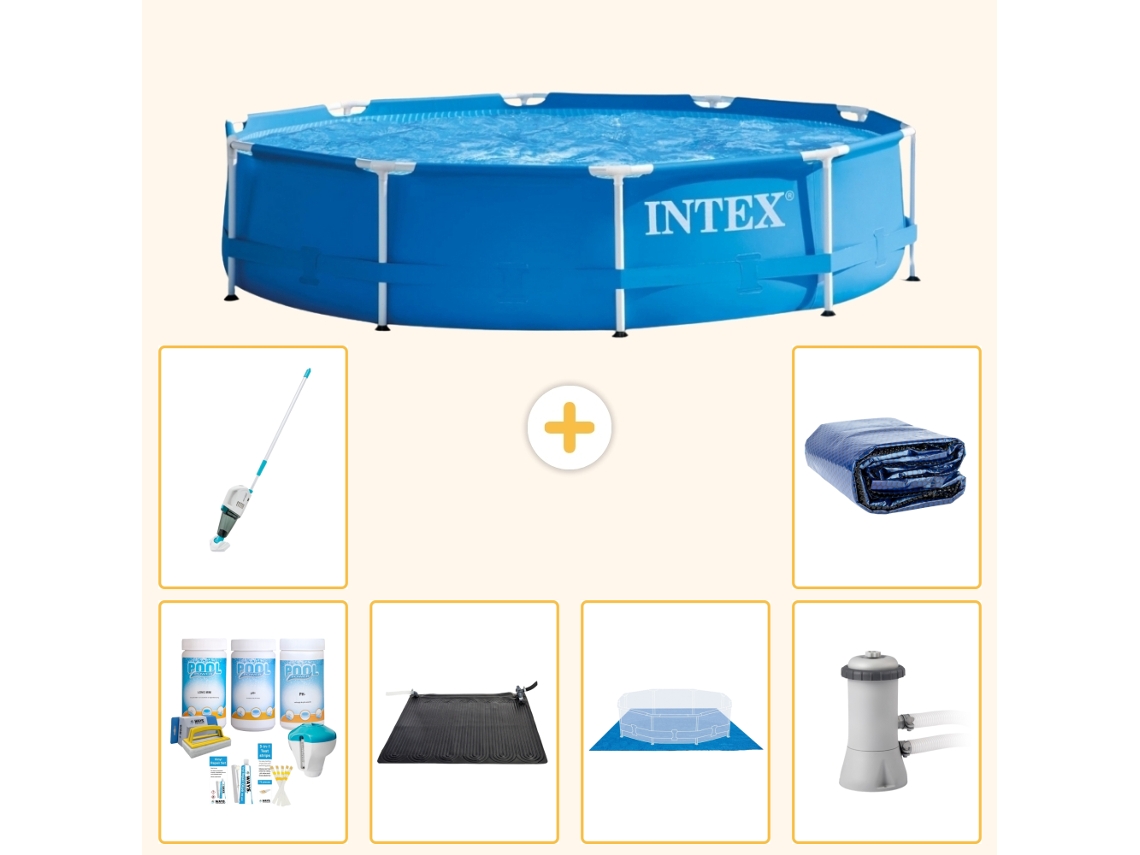 Intex Piscina Com Estrutura Redonda - 366x76 Cm - 7-peças S20439
