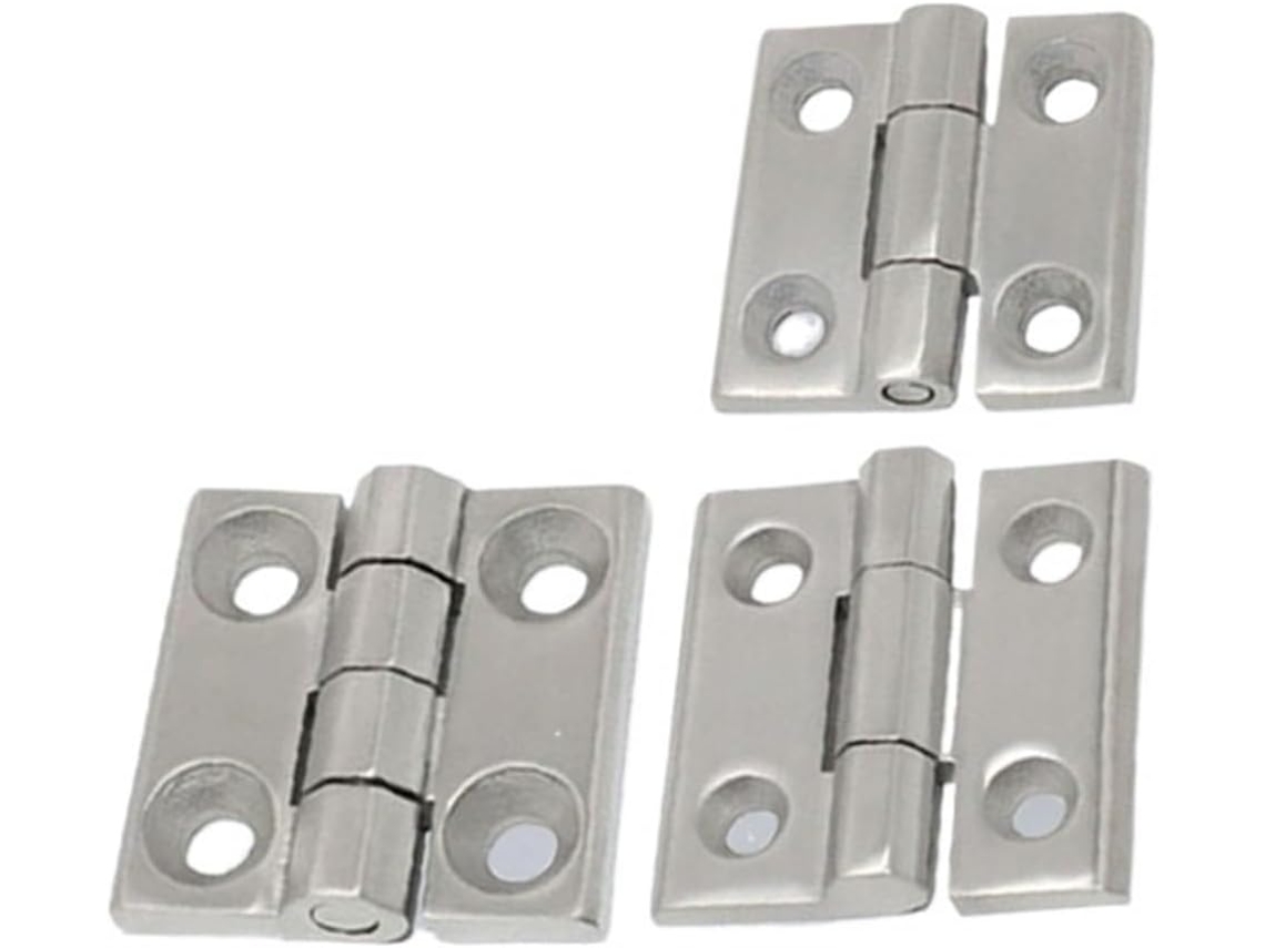 Dobradiça Fixa Articulada Em Aço Inoxidável 304 Para Equipamentos De Automação Alta Resistência, 1 Peça 60mm X 8mm