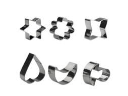 Set 6 Corta Massas Inox