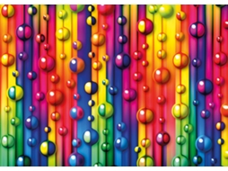 Quebra Cabeça Yazz Bolhas 1000 Peças Coloridas