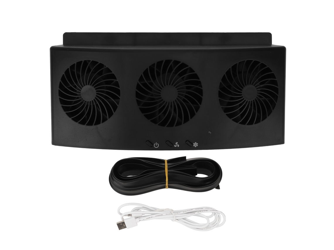 Ventilador de Exaustão Solar 1.5W para Carro | S/MARCA