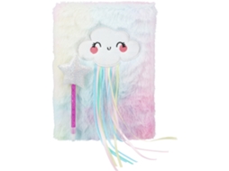Caderno Macio com Caneta Cloud Multicolorido BRILVIBERA