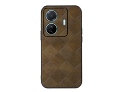 Capa De Celular Em Pu Xadrez Para Vivo S15e