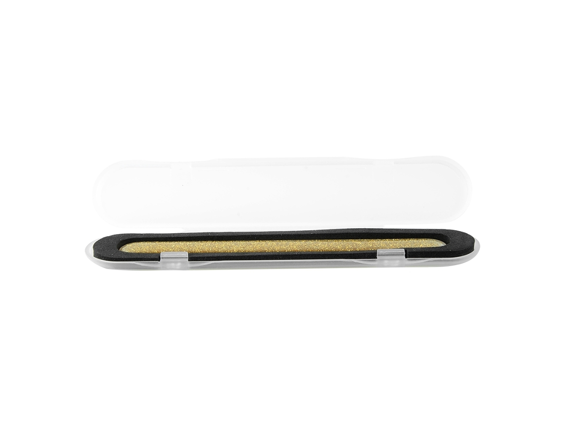 Ferramenta De Pedicura De Vidro Nano Para Remover Pele Morta E Calos Raspador De Pés Ouro 12cm