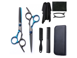 Kit De Tesoura De Corte Cabelo, 9pcs Ferramenta Profissional Para Corte De Cabelo, Para Cabeleireiros E Uso Doméstico Cuich