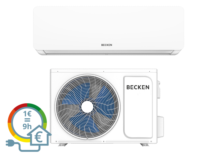 Ar Condicionado BECKEN BAC8699 (36 m² - 18000 BTU - Branco)
