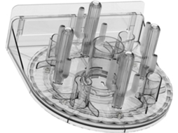 Suporte Giratório Para Pasta De Dentes, Organizador De Parede Com 4 Compartimentos Divisores Para Escova Dentes No