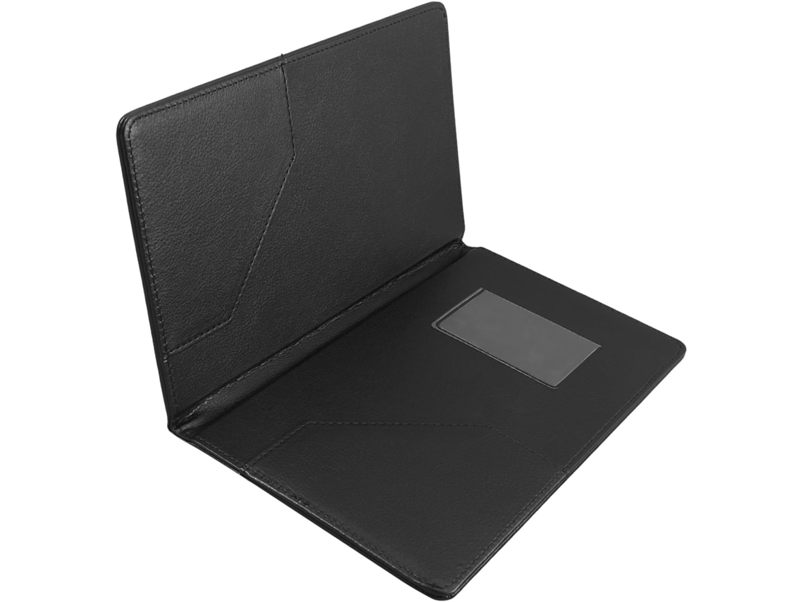 Organizador de Cartões em PU Marrom para Restaurantes e Cafés - Design Elegante para Organizar Cartões e Vinhos
