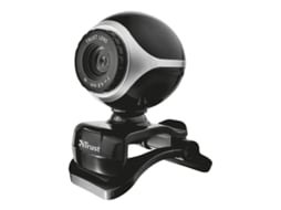 Webcam TRUST Exis (Microfone Incorporado) — C/ microfone
