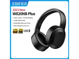 Auricular Bluetooth Edifier W820nb Além De Cpn Com Cancelamento De Ruído Ativo, Áudio De Alta Resolução Duplo Codec, Ladc, Auriculares De Baixa Latência