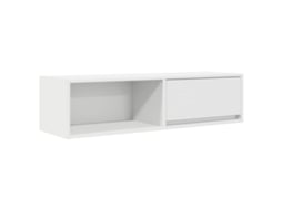 Armário De Tv Vidaxl Branco Madeira Processada (100x31x25,5 Cm)
