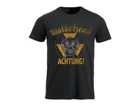 Camisola MOTÖRHEAD Achtung (Preto - Algodão - S)