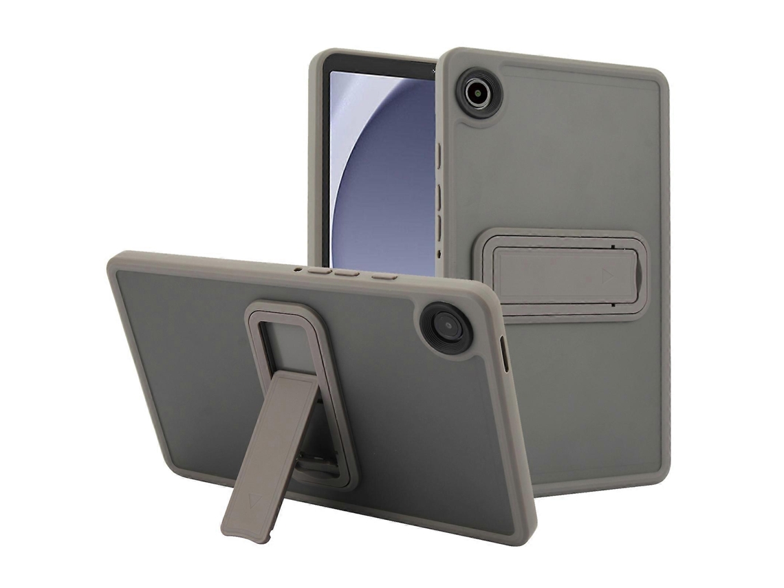 Capa para Samsung Galaxy Tab A9 com suporte de PC e TPU, cinza, capa protetora Hengrongshen Touch
