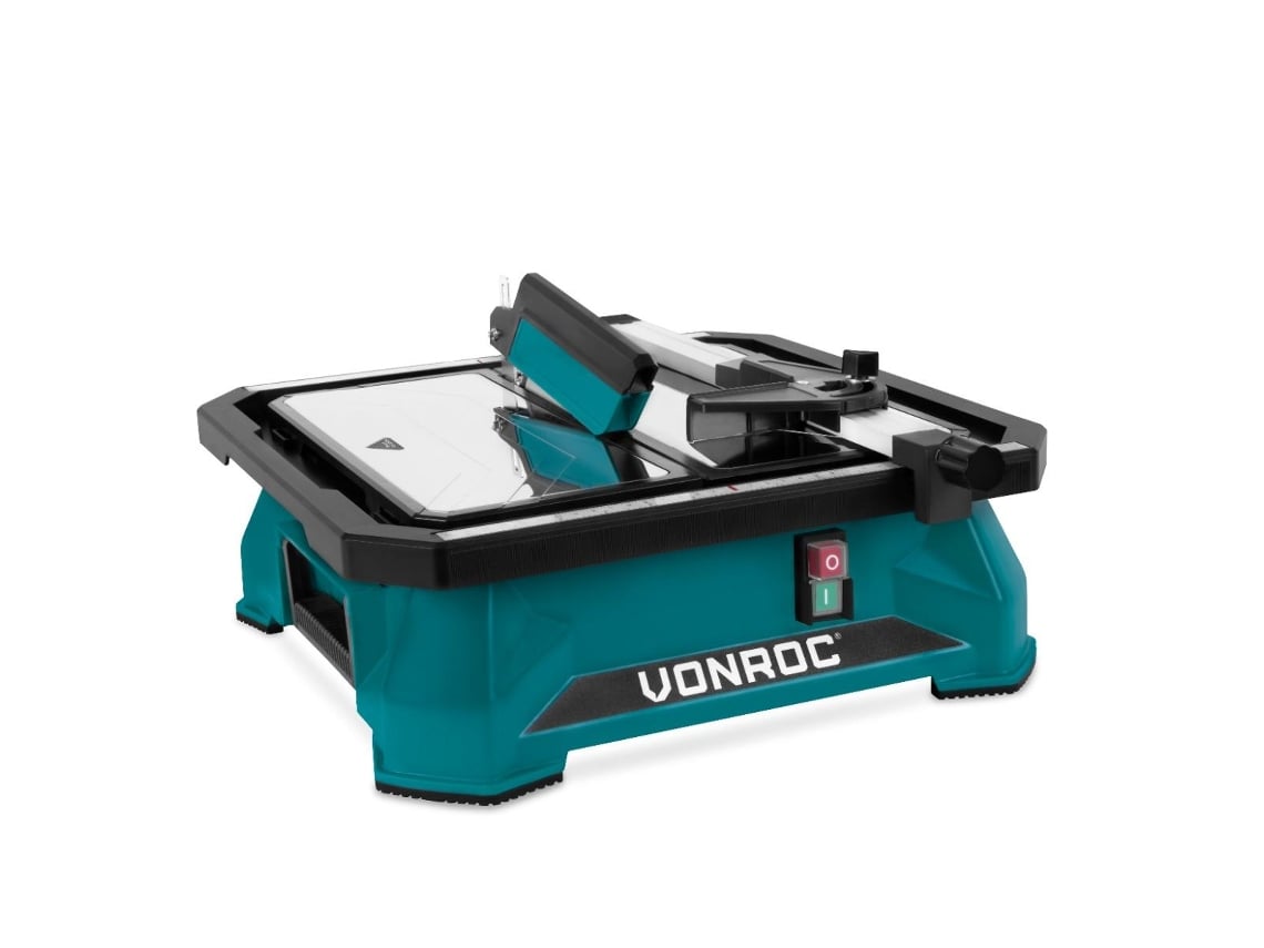 Tagliapiastrelle VONROC 650W - Lama Diamantata 180mm, Piano Inclinabile, Serbatoio Acqua - Foto 5