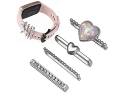 Pulseiras De Relógio Com Anéis E Presilhas Decorativas, Pulseiras De Berloques Da Moda, Pulseiras De Relógio Olysi Shop