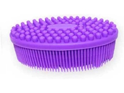 Escova De Silicone Para Banho, Ideal Para Lavar E Massagear Os Cabelos, Sabonete Líquido Suave, Esponja De Banho
