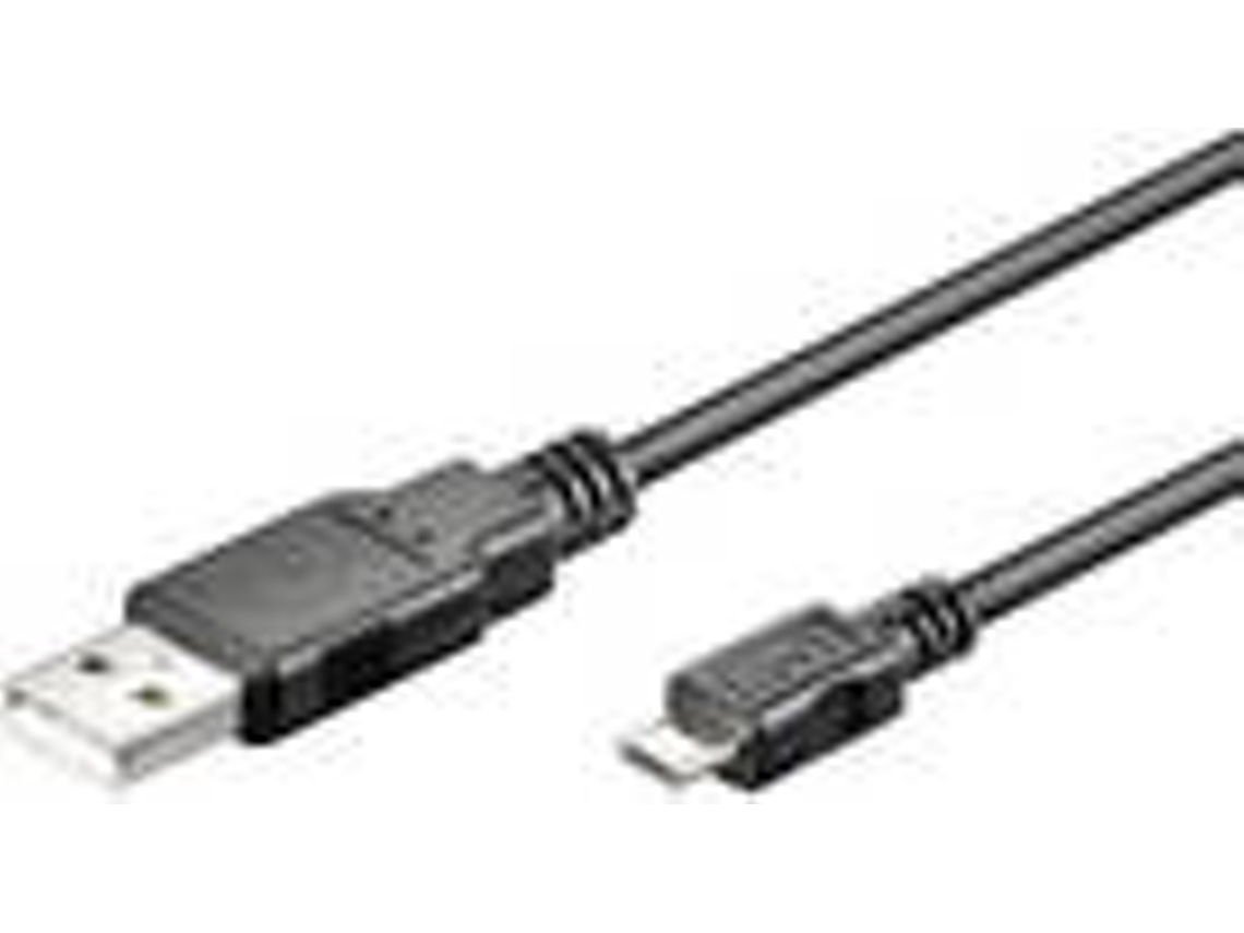 Cabo de Dados MICROCONNECT (USB A - Micro USB B - 3 m - Preto)