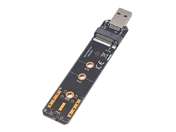 Adaptador De Cartão Conversor Usb 3.1 Para Leitor De Cartão Nvme Sata Dual Protocol M.2 Slowmoose (fmy)
