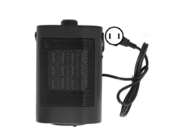 Aquecedor elétrico ptc cerâmica 1500w mesa oscilação aquecimento rápido 110v us plug S/MARCA