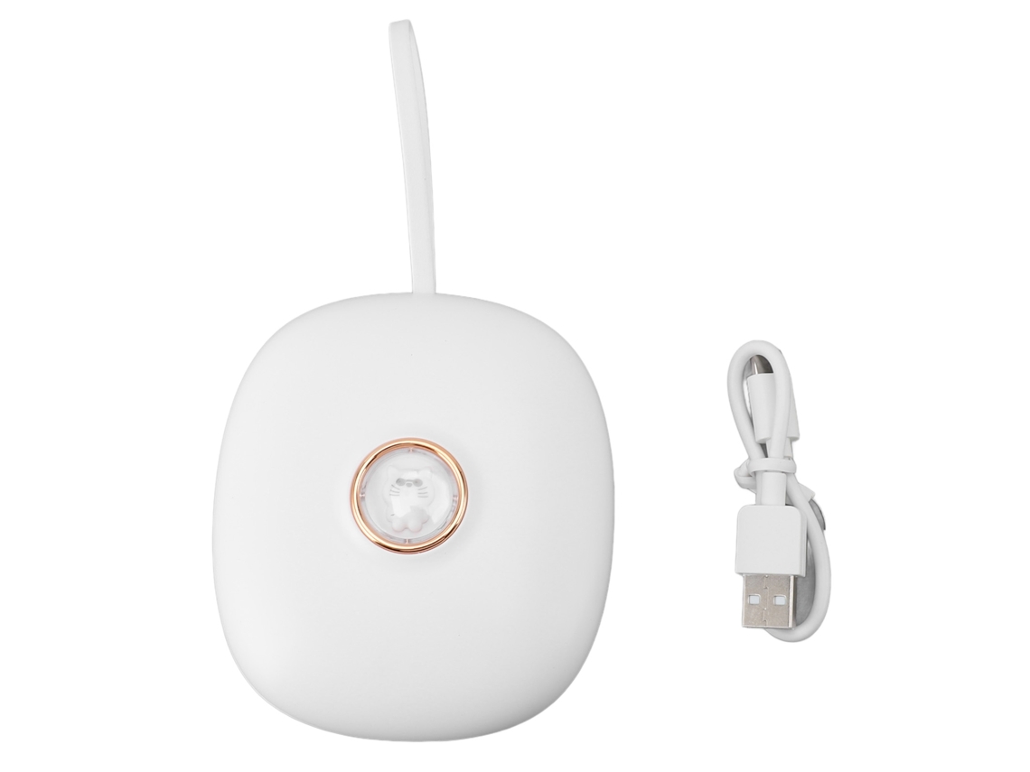 Despertador digital vibrante LED recarregável 1200mAh bloqueio infantil 3 níveis ajustáveis | S/MARCA