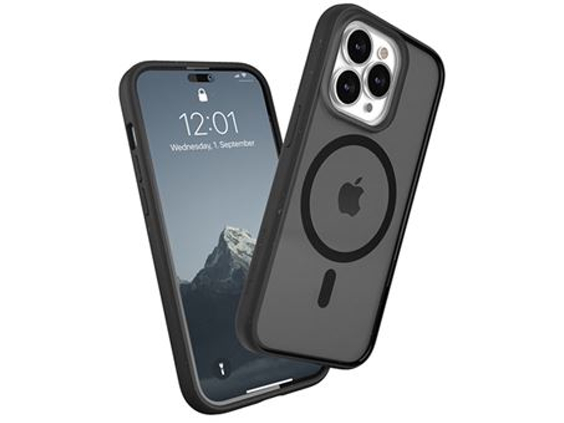 Capa Orysin Com Magsafe Para Apple Iphone 15 Pro - Preto Transparente