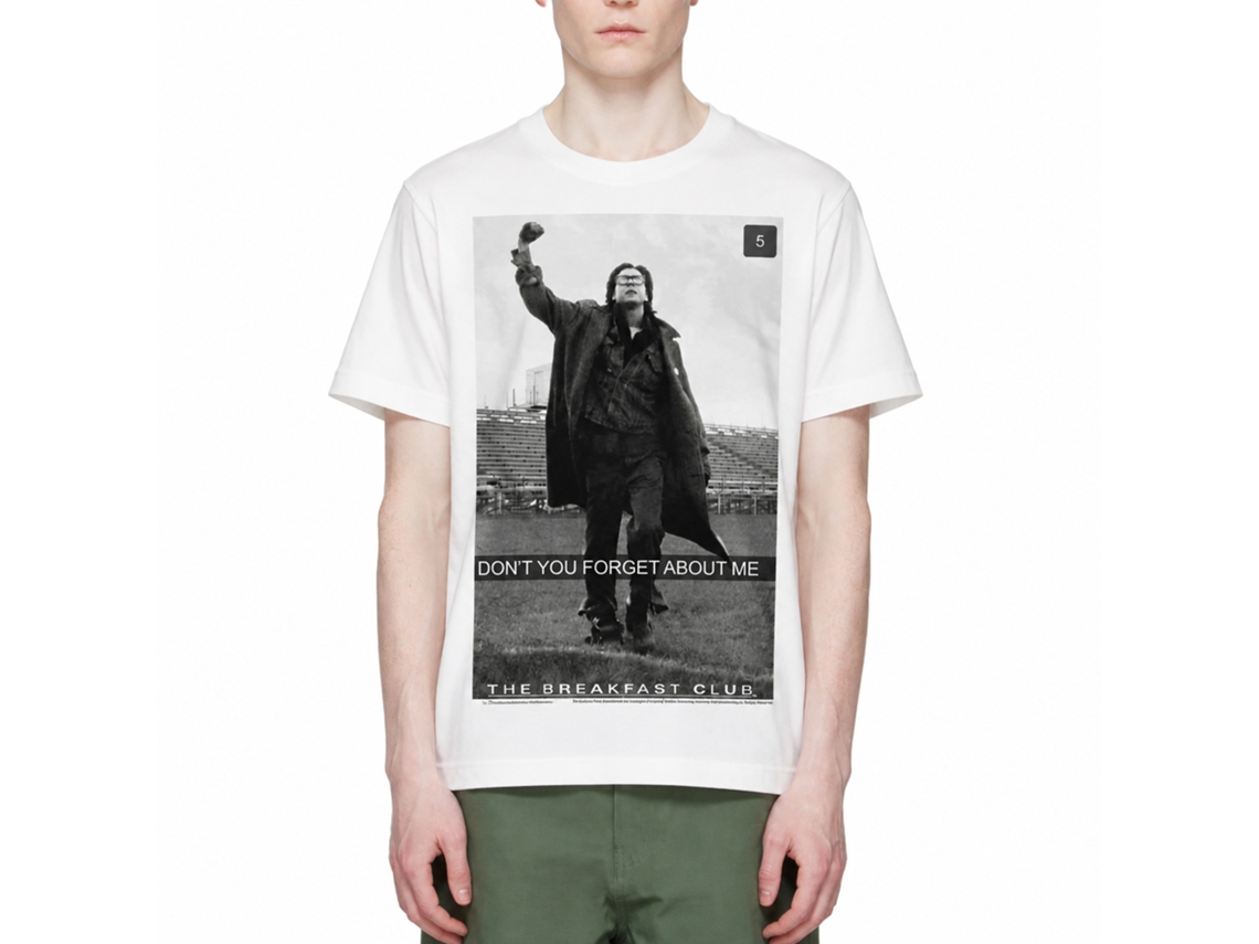 Rockinstone Breakfast Club Movie Bendersnap2 White Adult T-shirt Size:xxl