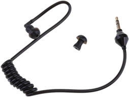 Geardeangloow Écouteurs Mono Estéreo 3,5 Mm Com Tubo De Ar E Micro - Léger - Noir