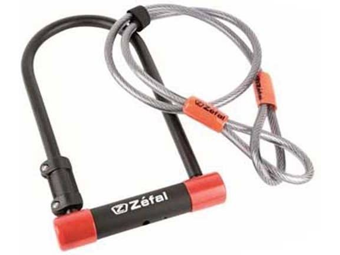 Cadeado de Bicicleta ZEFAL U-lock Com Cabo De 13 Cm (Chaves)