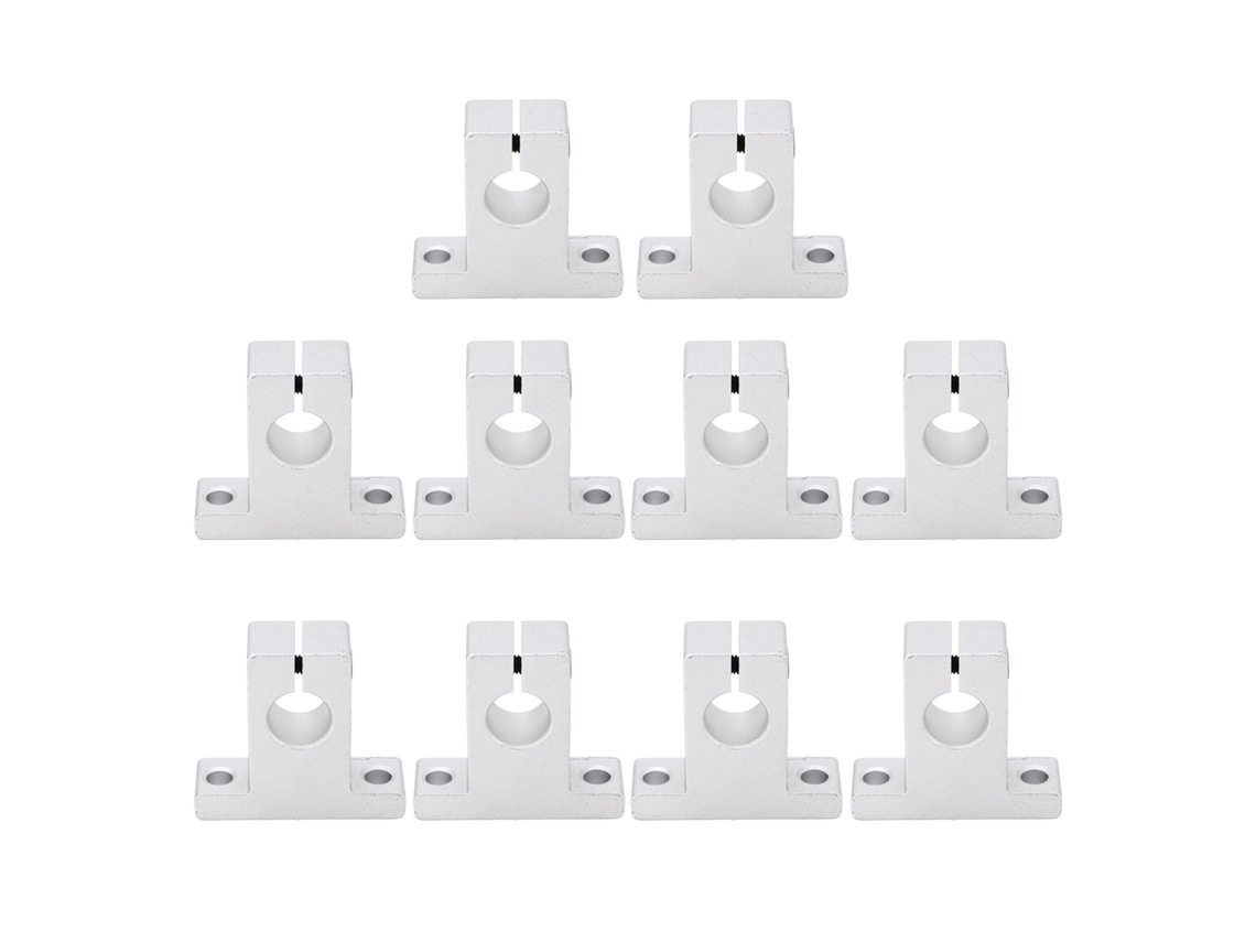 10pcs Suporte De Eixo Linear Sk12 Alumínio Para Impressora 3d Guia De Rail