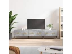 Vidaxl Móvel De Tv 150x36x30 Cm Derivados De Madeira Cinzento Cimento