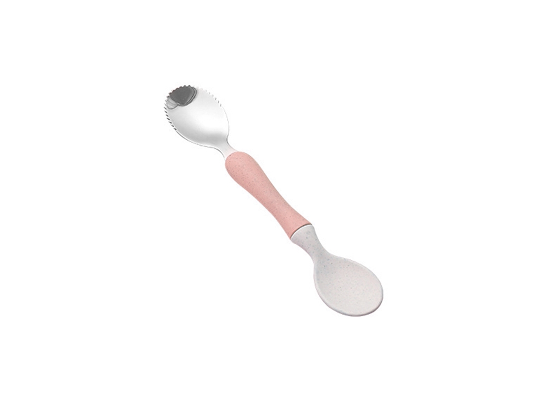 Fork De Aço Inoxidável E Colher, Utensílios De Alimentação Automática Com Design De Personagens Lúdicos Para Crianças Pequenas E Bebês