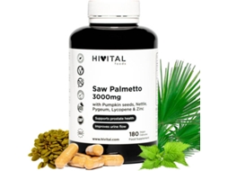Suplemento Alimentar HIVITAL Saw Palmetto (180 Cápsulas Veganas)